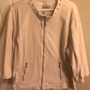 Corduroy fabric jacket